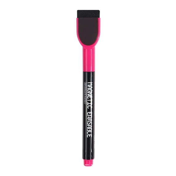 Toolix Pen Magnetic Whiteboard Marker With Brush Pink