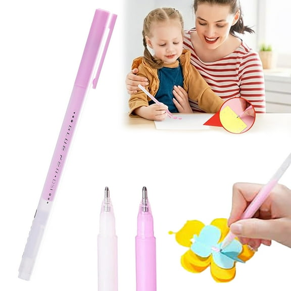 Toolix Quick Drying Color Glue Pen 2024 New Quick Roller Glue Pens Easy Precision Glue Pens For Scrapbooking Handmade Stationery Craft Glue Glitter Pens 1ml