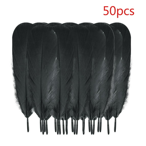 Solivara Stationery Set 50 Pcs Colourful Plumage For Wedding Party Flower Arrangement Home Decoration Diy Middle Floating Plume For Hair Cat Stick Clothing Craft Decoration Plumage
