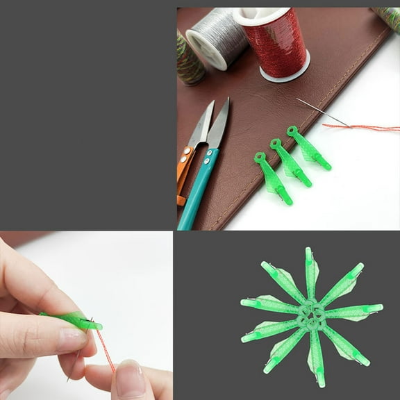 Toolix Stationery Set 5PCS Fish Shape Needle Threaders Plastic Needle Threader For Hand Sewing DIY Needle Threader Hand Machine Sewing Tool For Sewing Crafting
