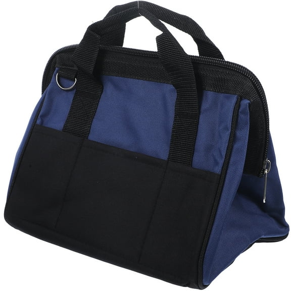 Toolkit Wide Open Tools Bag Heavy Duty Handbag Organizer Toolbox for Men Canvas Tote Purse Man