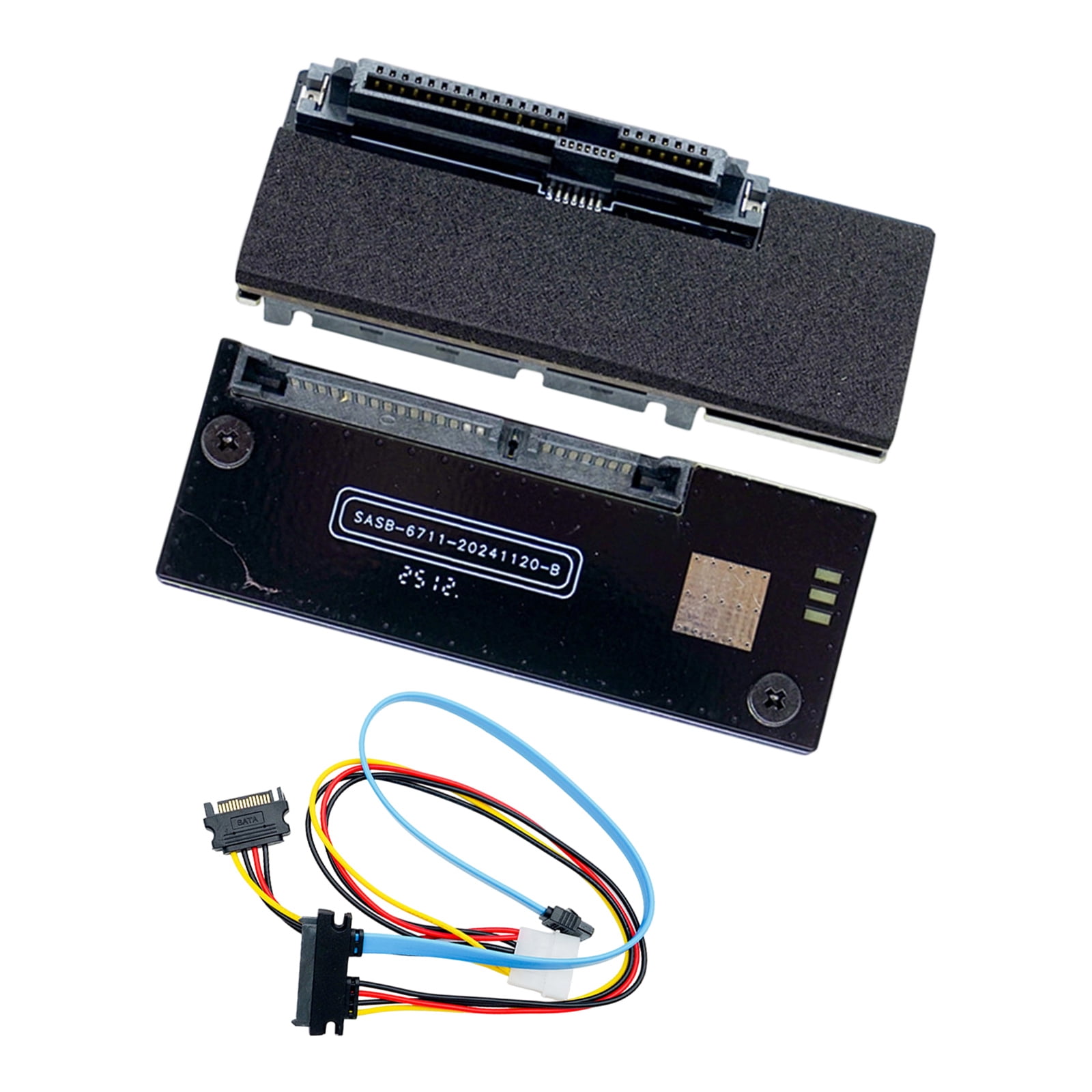 Tool Less Adapter Card Toolless Install 29Pin to 7+15 22Pin SATAs SASs Hard Drive Converters ...