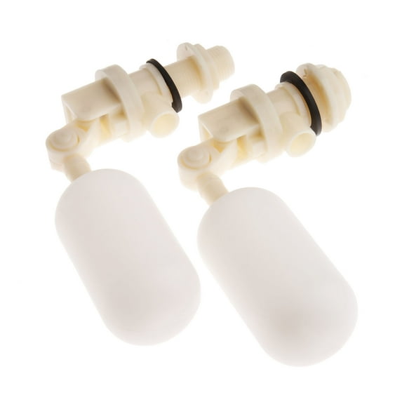 Tooloflife DN15, White ABS 1/2" Float Valve, 2 Piece Pack