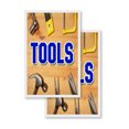 thumbnail image 1 of Tools (2-PACK) 24" x 36" Vinyl Decals | Sign Insert Peel & Stick Decals Stickers Window Signs, 1 of 2
