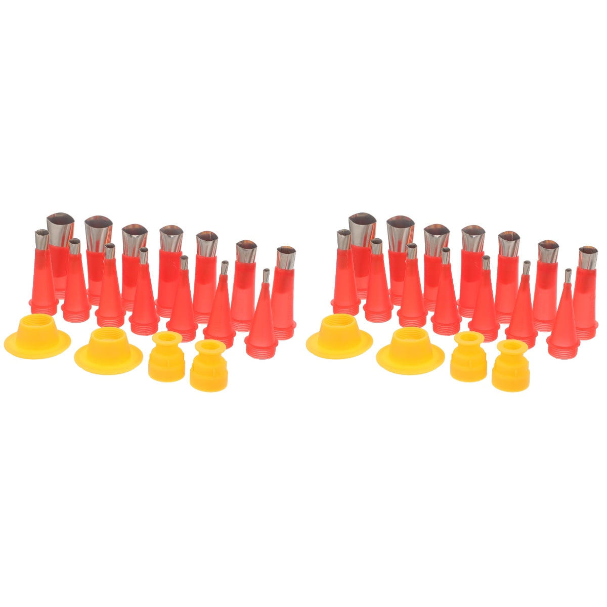 Tools 2 Sets Stainless Caulking Tips American Glue Sealing Nozzle Glass