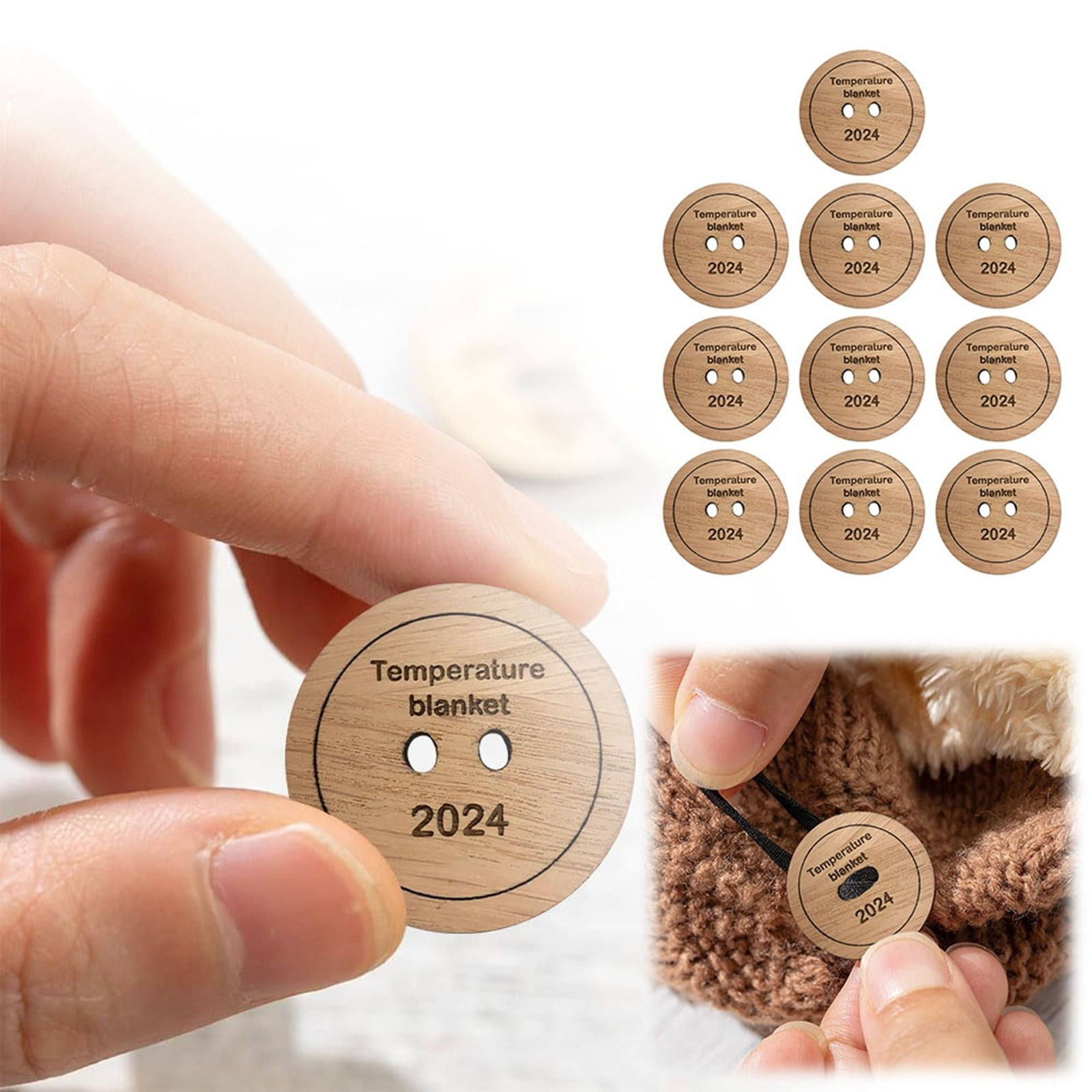 Tools 2024 Wooden Name Buttons And Craft Tags Handmade With Love