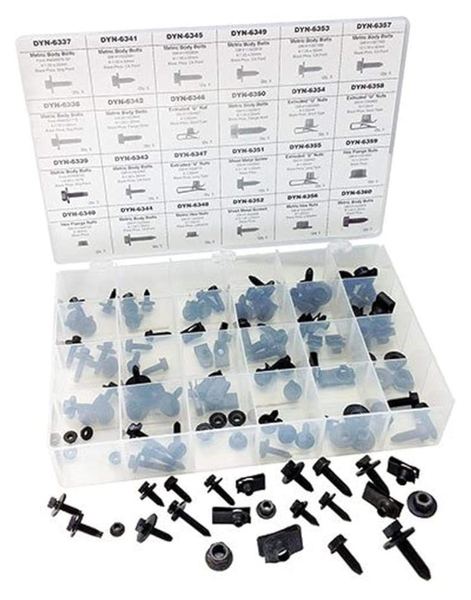 Tools 39360 120-Piece Master Hex Nut, U-Nut and Body Bolt Assortment