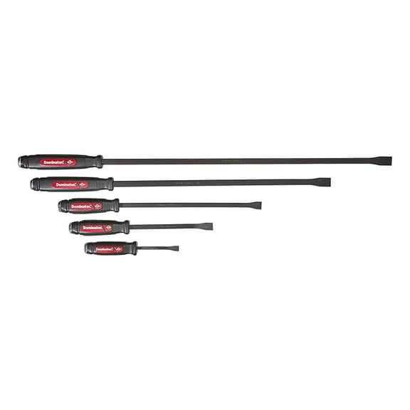 Tools 61366 Dominator Pry Bar Set, 5-Piece Curved, Black Oxide Finish