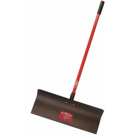 Tools 92818 30" Steel Snow Pusher with Fiberglass Long Handle