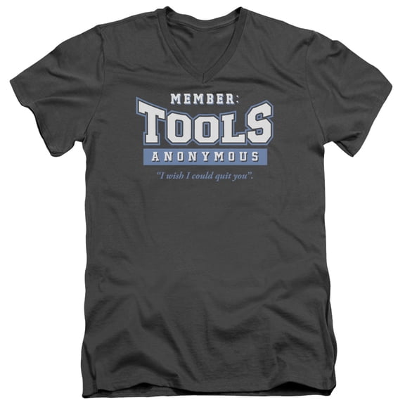 - Tools Anonymous - Slim Fit V Neck Shirt - Large
