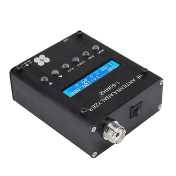 Tools Antenna Analyzer,Bluetooth Digital Shortwave Antenna Analyzer MR300 Output 2.0V Pp Typical Adjustable Meter Tester,1 x Antenna Analyzer,Black