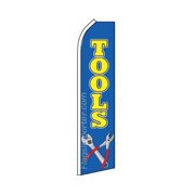 Tools Blue / Yellow Swooper Super Feather Advertising Flag
