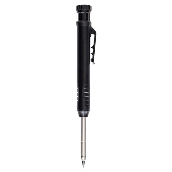 Tools Carpenter Pencils Mechanical Set – Heavy Duty Construction Pencil with Sharpener, Holder and Refillable 2.8mm Leads – Precision Mechanical Carpenter Pencil - Woodworking Pencils(BK1)