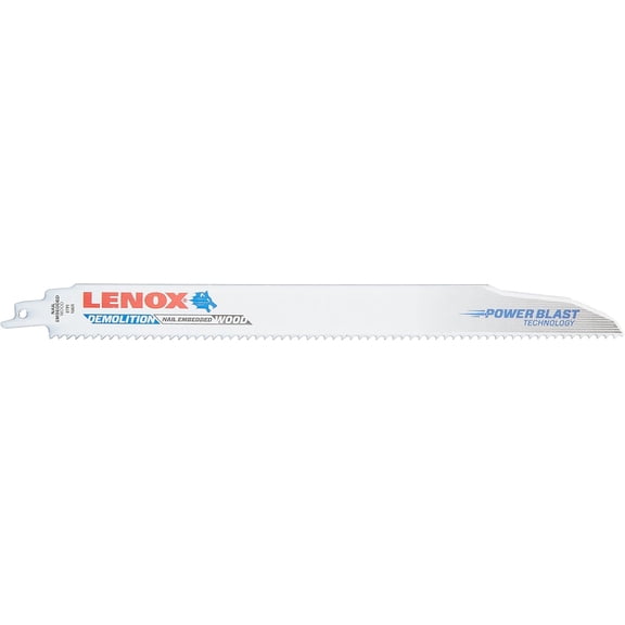 Tools Demolition Reciprocating Saw Blade with Power Blast Technology, Bi-Metal, 12-inch, 6 TPI, 5/PK