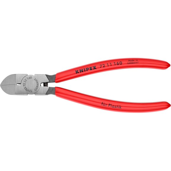 Tools - Diagonal Flush Cutter for Plastics, 45 Degree Angle (7211160), Red