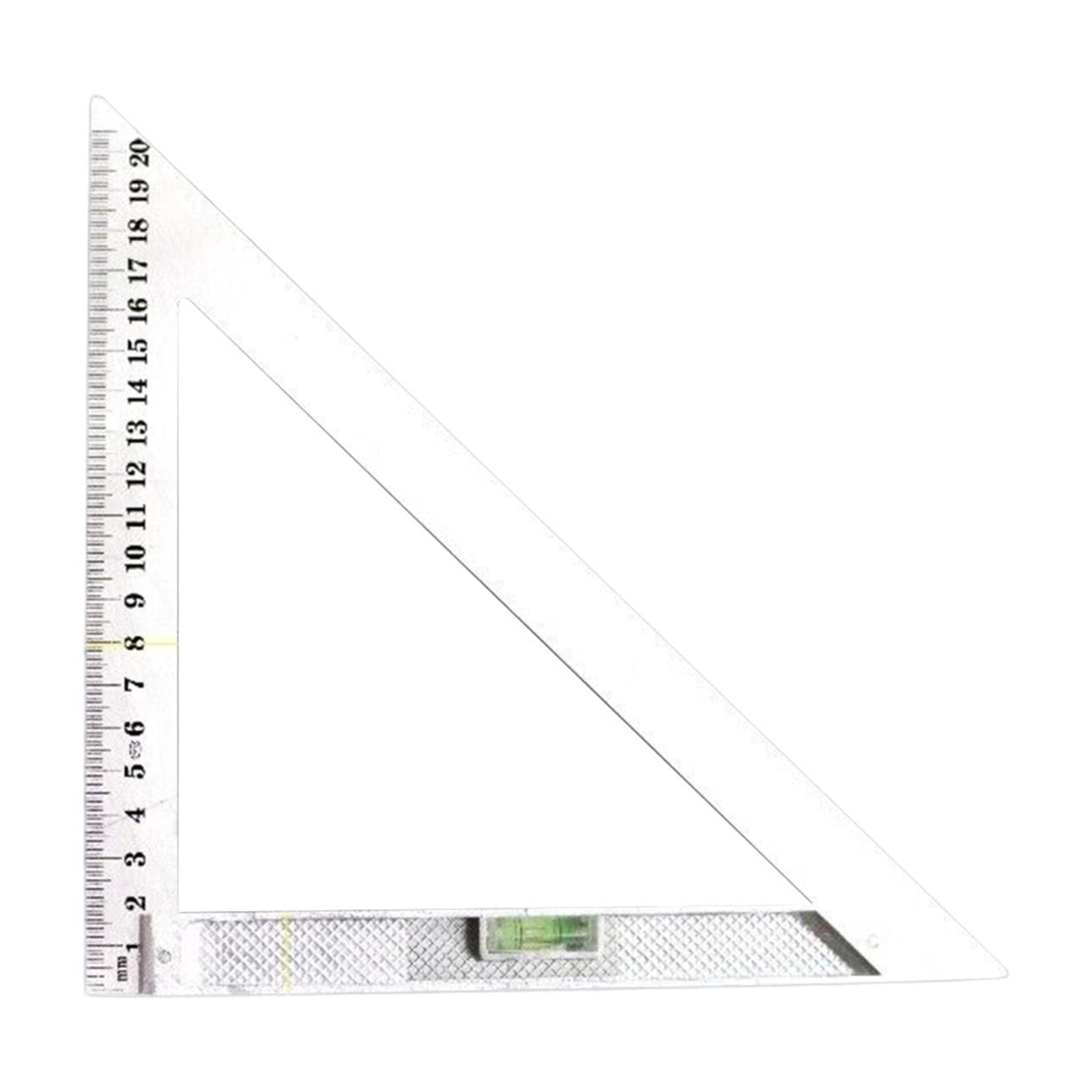 Tools, Hot Sale! 50G Stainless Steel Woodworking Tools Carpentry Square Ruler High Carbon Steel Horizontal Triangle Ruler [20Cm] Manual Equipment 1X Carpenter's Square Handmade Equipment D One Size
