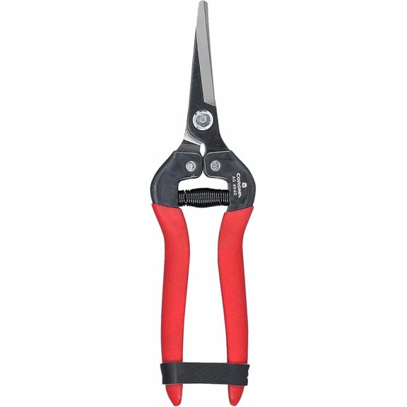 Tools Long Curved Snips  1.75 Tempered Steel Precision Garden Shears for Fruit, Herbs, Flowers & Vineyard Use