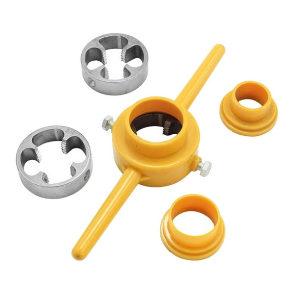 Tools NPT Die Set Wood Tap and Die Hand Tool 1/2", 3/4", 1" & Dies Tool