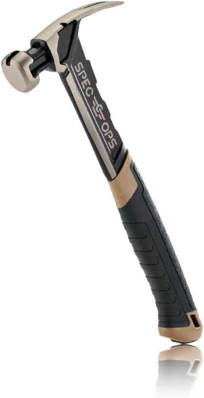 Tools Nailing Hammer, 16 oz, Rip Claw, Smooth Face, Shock-Absorbing Grip, 3% Donated to Veterans