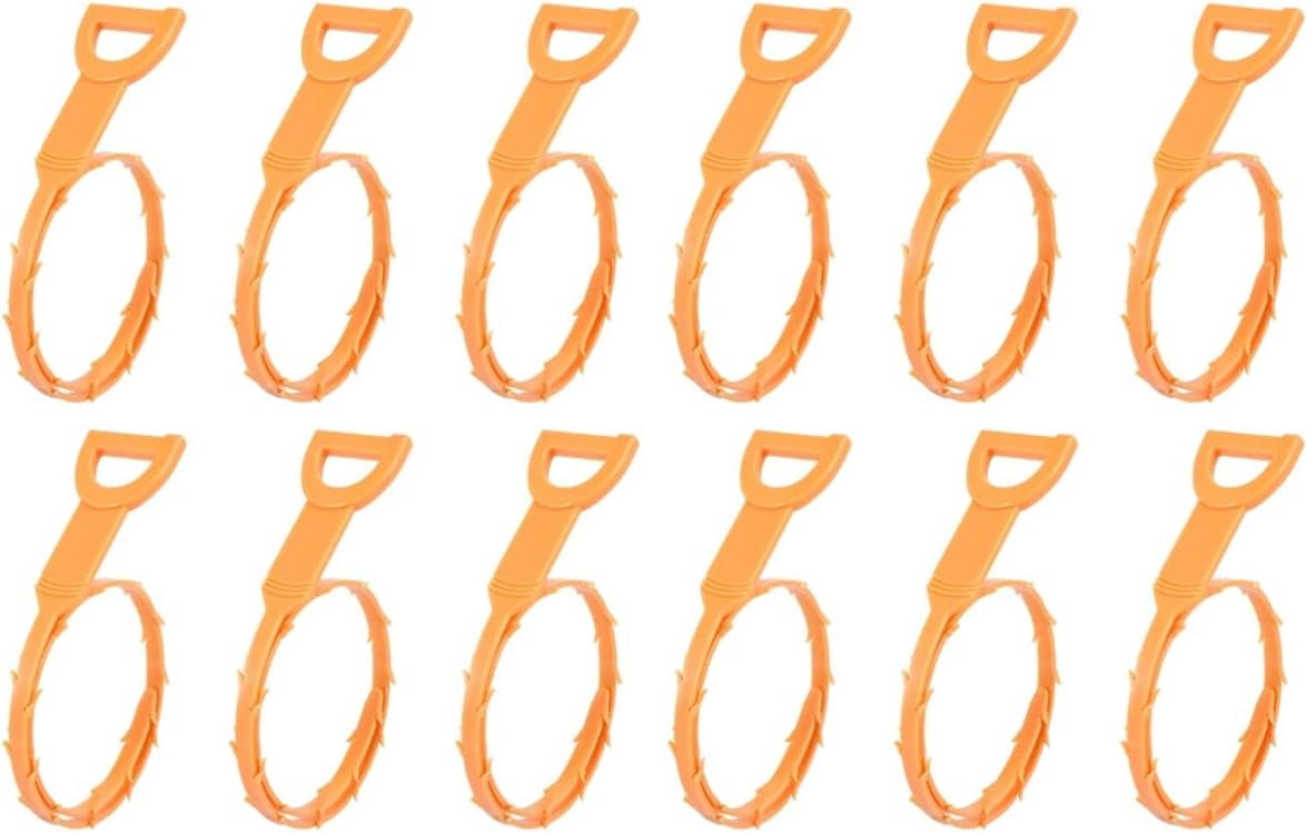 Tools Pipe Cleaners 12 Pcs Drain Cleaner Stick Snake Drain Clog Remover