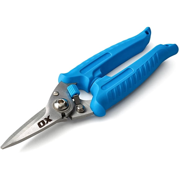Tools Pro 7 inch Industrial Tin Snips Cutting Tool - 7" Professional Grade Stainless Steel Snipper with Comfort Grip - Snips Cutters for Sheet Metal - Cable Cutter Hand Tools -P233101