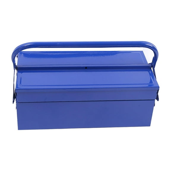Tools Storage Box Large Space Multipurpose Iron Durable Lightweight Drawer Screw and Nuts Compartment Tray for Plumber Trunk Car Warehouse Double Layers