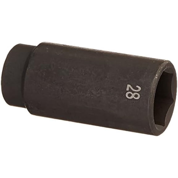 Tools USA 1/2" Drive, 28MM, 6 Point, Deep Impact Socket | 34278$$Tools & Hardware Other