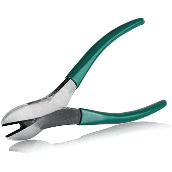 Tools USA 8-Inch Angled Diagonal Pliers, Heavy Duty Diagonal Cutting Pliers, High Carbon Steel, Padded Handle for Comfortable Grip$$Tools & Hardware Other