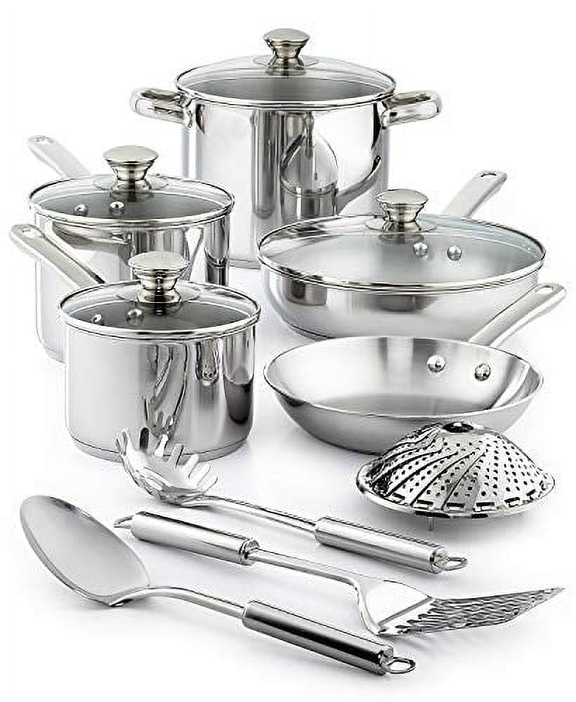 Tools of the Trade Belgique Stainless Steel 14-Piece Cookware Set,   price tracker / tracking,  price history charts,  price  watches,  price drop alerts