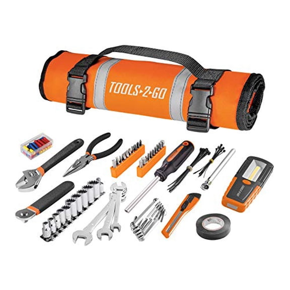 Tools2Go ATV - 240119 Faster and Easiar Adjustments 12" Roll Up Pouch Tool Set, Yellow