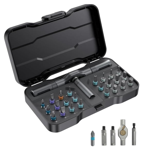 Toolsons Multi Tool Set, 42 in 1 Multitool Magnetic Screwdriver Set, Multi Bit Small Screw Driver Set, S2 Steel Bits, PH/SL/Torx/Hex/PZ, for Furniture, Electronics, Car