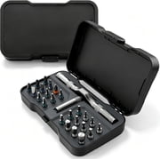Toolsons Multi Tool Set Ratchet Screwdriver - 24-in-1 Magnetic Bits Set with T Handle Ratchet Screwdriver, Ergonomic Grip & Case