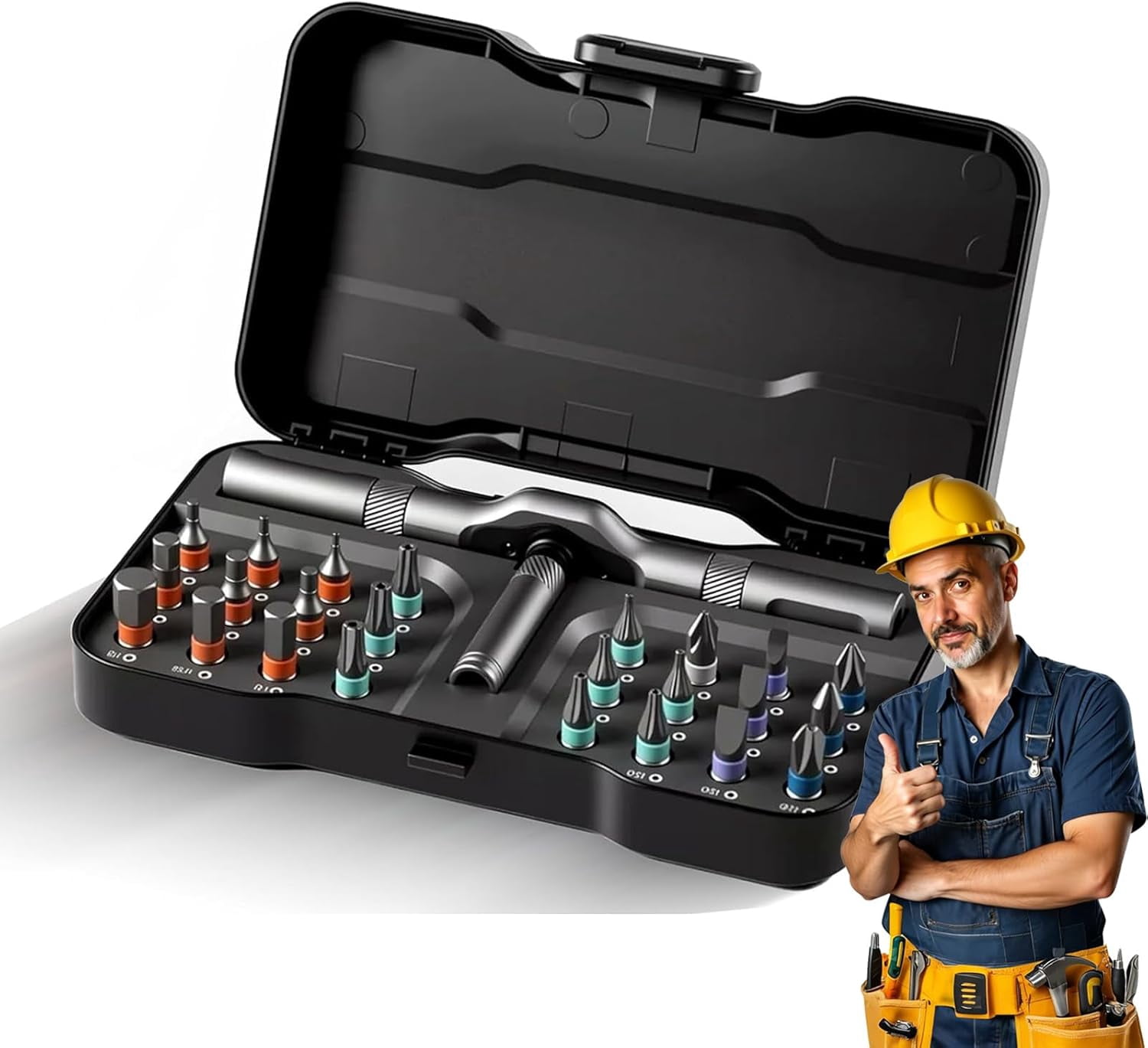 Toolsons Multi Tool Set, Ratchet Screwdriver Set, Repair Tool Sets for Mechanics, Men, Women