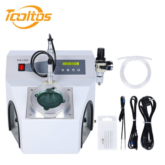 Tooltos 150A Argon Pulse Intelligent Jewelry Spot Welding Machine With Magnifier