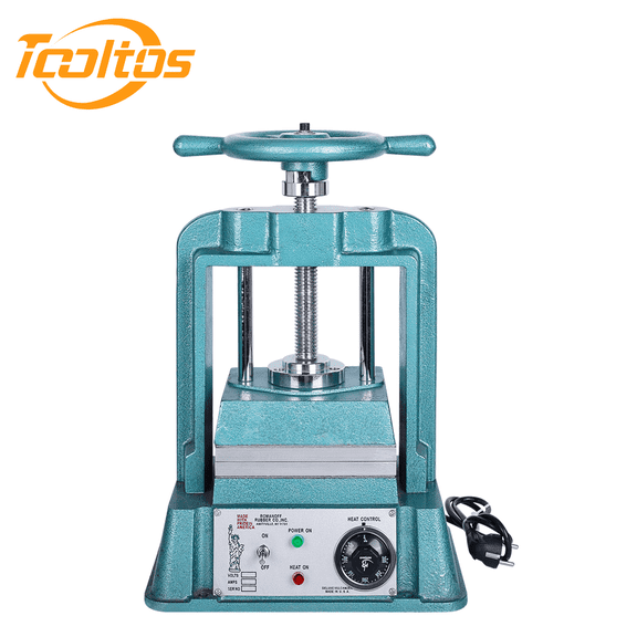 Tooltos 6" x 8" Vulcanizer Machine for Jewelry Casting & Molding, High-Temperature Heating Press