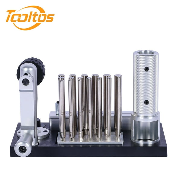 Tooltos Stainless Steel Manual Jewelry Wire Drawing and Winding Machine