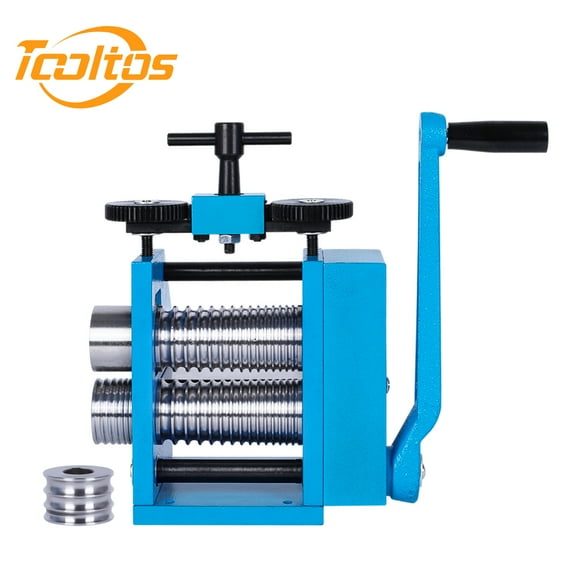 Tooltos Two-in-one Press Circle Manual Jewelry Rolling Mill Machine