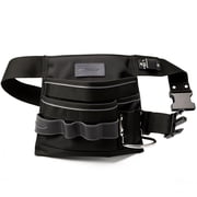 Toolux Durable 1680D Polyester Tool Belt Pouch with Drill Holder and Multiple Pockets, Adjustable up to 44-inch Waist