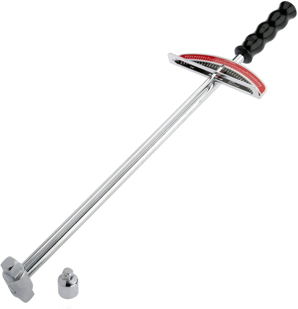 Walmart discounts of Tooluxe 03703L 17” Dual Drive Beam Torque Wrench | 3/8” & ½” Drives | 0-150 Ft-Lbs