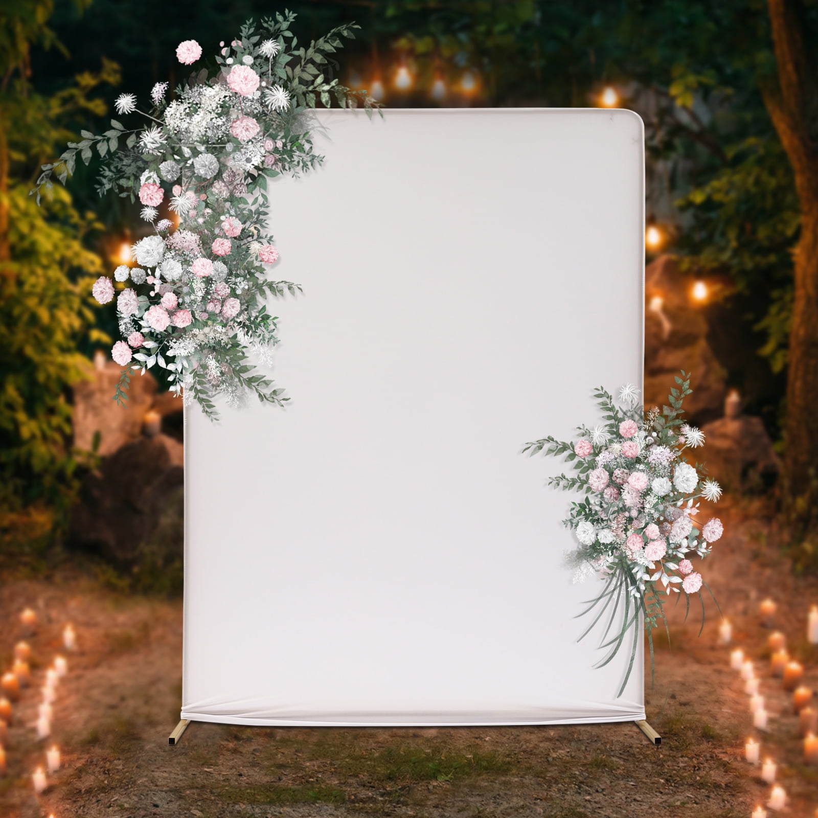 Toolven Elegant Wedding Stand, Sturdy Iron Frame, 17.64 lbs Capacity ...