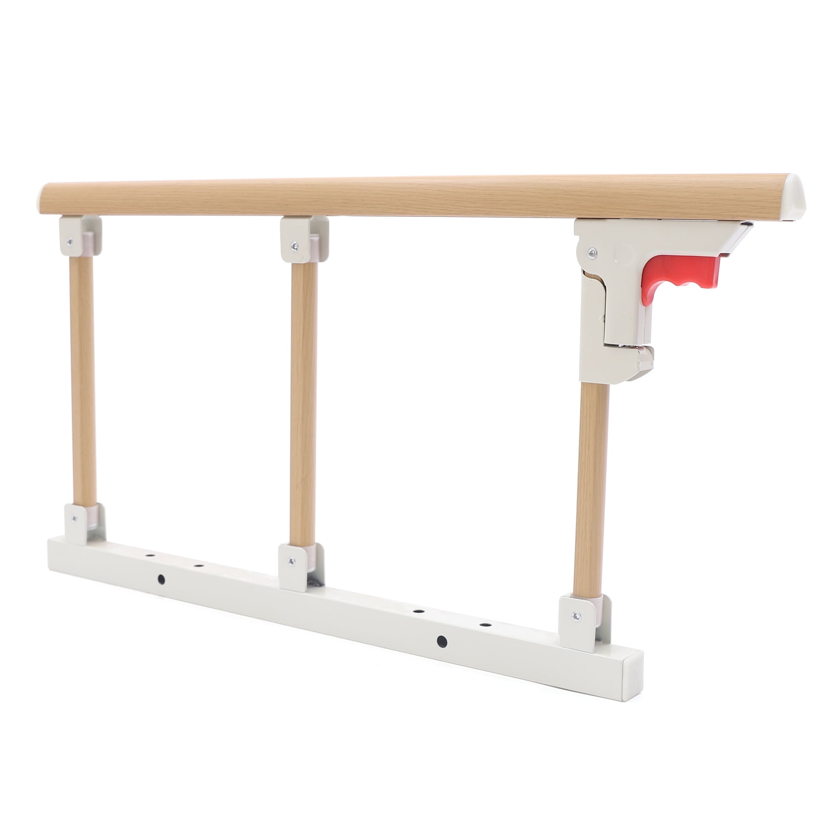 Toolven Folding Bed Rail for Elderly and Kids Sturdy Aluminum Alloy Bedside Safety Guard