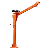 Toolven Heavy Duty Hitch Mounted Deer Hoist, Adjustable Crane, 1100lbs Capacity, 360° Rotatable Base, Ideal for Lifting Heavy Objects