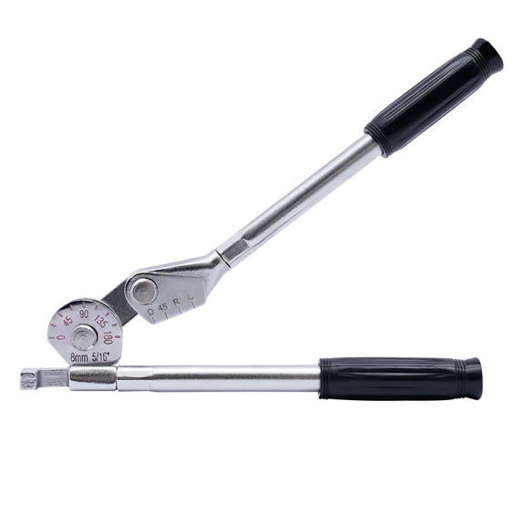 Toolven High-Quality Pipe Bender for 3/4in Pipes, 0-180 Degree Bending, Labor-Saving, Stable Operation, Durable Aluminum & Steel Construction