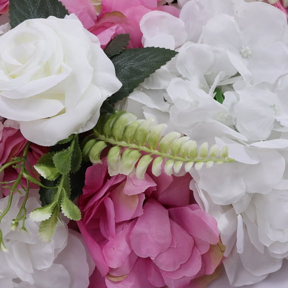 Toolven Peony and Rose Flower Wall Panel, Waterproof Silk Fabric, Romantic Backdrop for Weddings, Parties, and Home Decor
