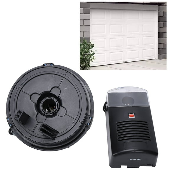 Toolven Powerful 250N Automatic Roller Door Opener Motor Garage Roll Up Door 2 Remotes