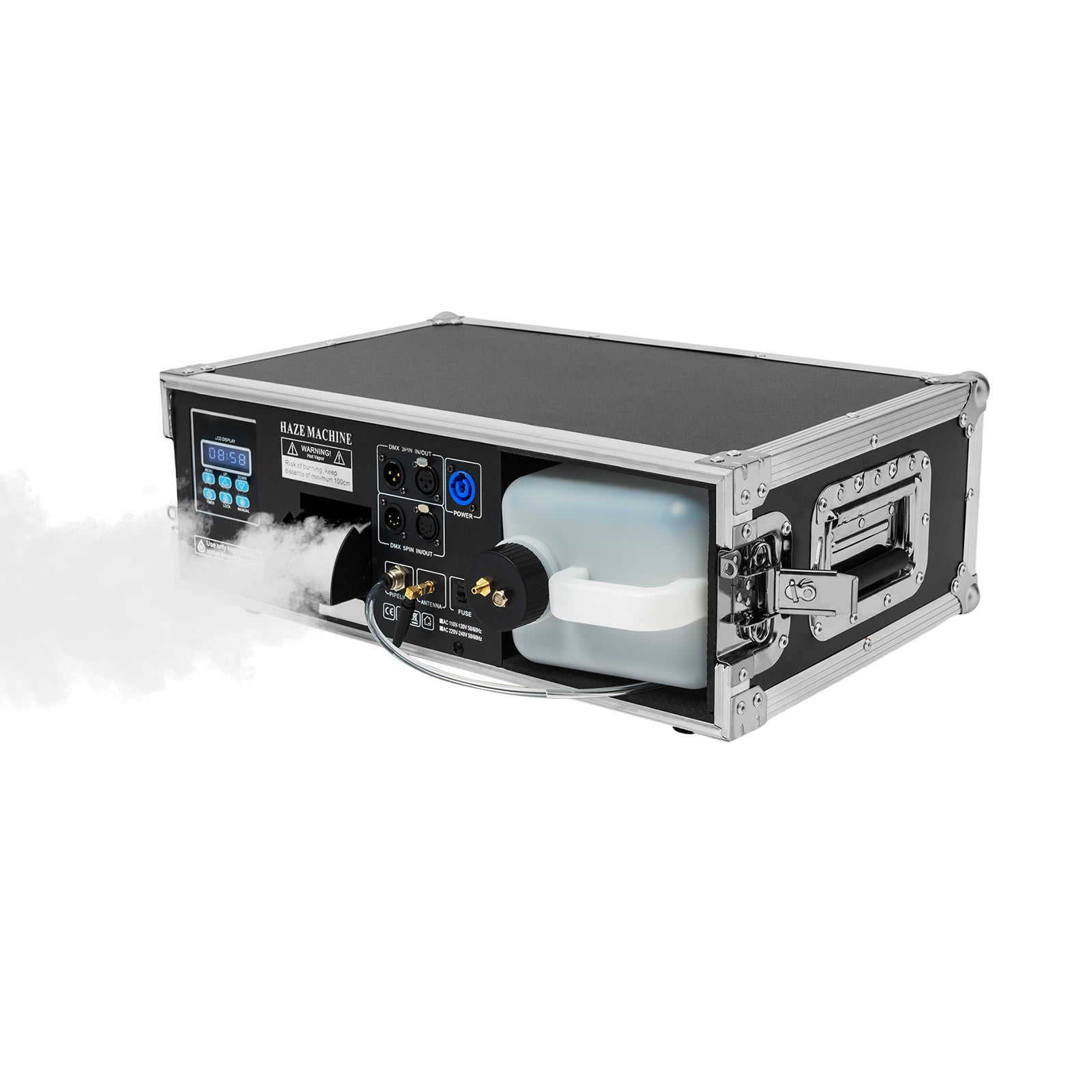 Toolven Powerful Smoke Machine with Adjustable Fog Volume, 3L Tank, LCD ...