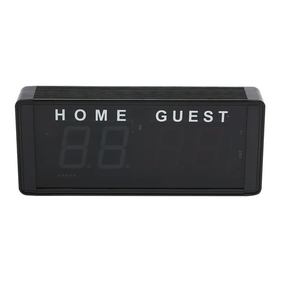 Toolven Scoreboard Timer with LED Display, 0-99 Score, Clock and Countdown Function, Remote Control, Compact and Lightweight for Indoor and Outdoor Sports
