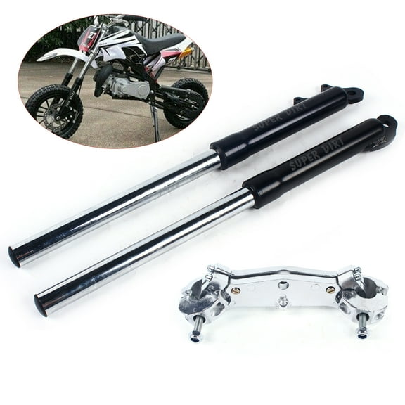 Toolven Small mini Triple Dirt Pit Bike Pro Trail Front Fork Shocker 49CC 2 stroke