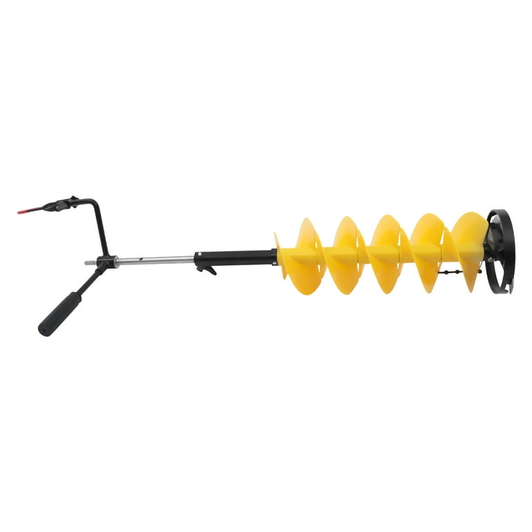 Toolven Universal Cordless Ice Drill Auger W Scoop Chipper Drill