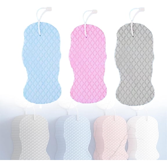 Toolye Body Scrubber, Magic Bath Sponge Body Scrubber, 2025 New Magic Exfoliating Bath Sponge 3D Super Soft, Skin Friendly and Reusable for Adults Women and Men (3pc-B)